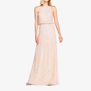 Adrianna Papell size 12 Blush Bridesmaid Dress
